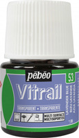 "PEBEO"Краска для стекла и металла Vitrail лаковая прозрачная 45мл,лавандовый, 050-053